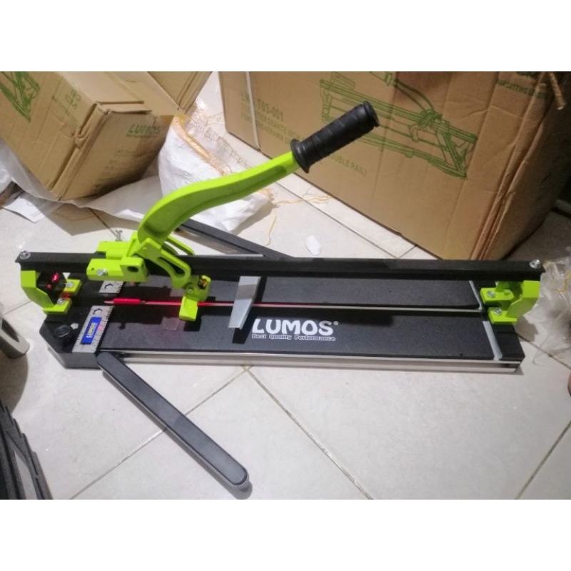 Jual TILE CUTTER 60CM LUMOS WITH LASER SINGLE RAIL ALAT POTONG KERAMIK ...