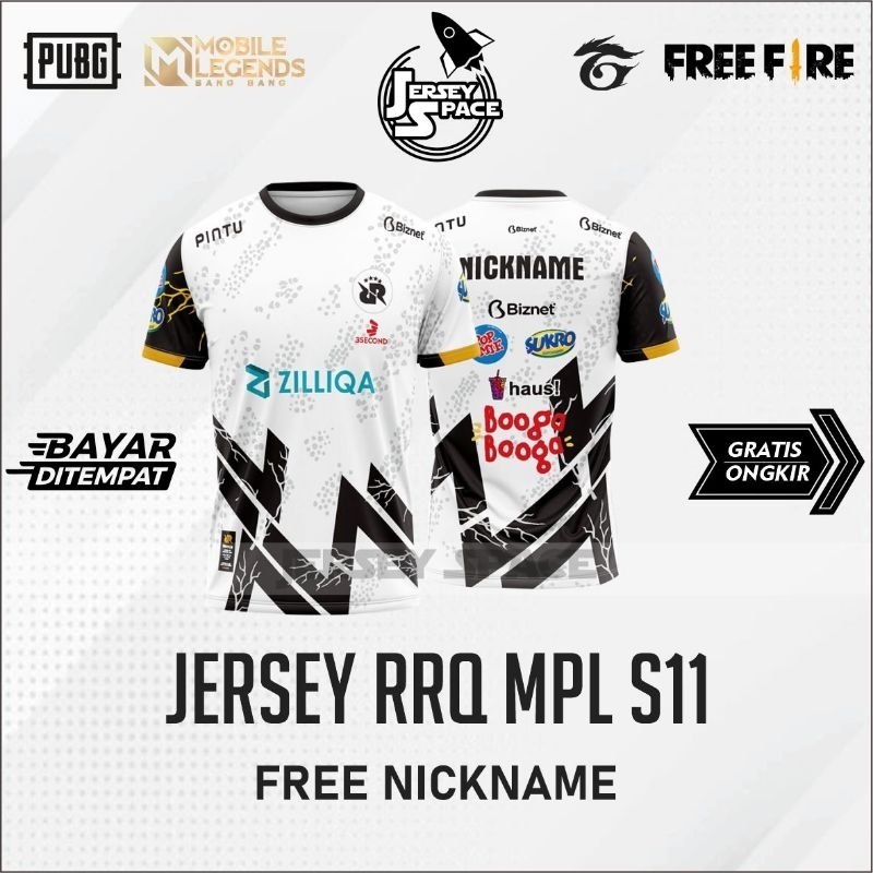 Jual Jersey Kaos Rrq Terbaru Kaos Baju Rrq Free Nickname Shopee Indonesia