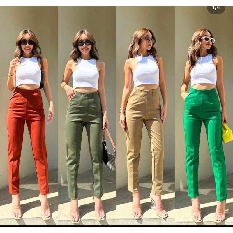 Jual [READY] MARIE PENCIL PANTS PROMTHONG 7/9 HW / READY CELANA WANITA ...
