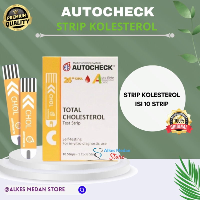 Jual STRIP KOLESTROL AUTOCHECK REFILL CHOLESTROL AUTO CHECK ALKES MEDAN ...