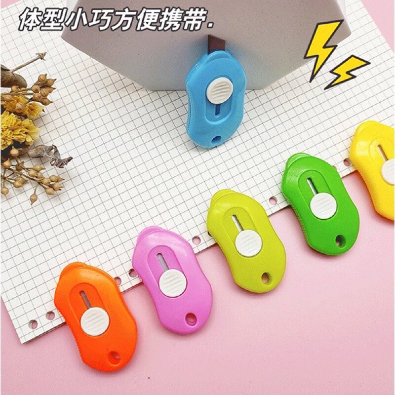 Jual SM - CUTTER MINI PORTABLE PISAU PEMOTONG KERTAS CUTTER DUS PACKING ...