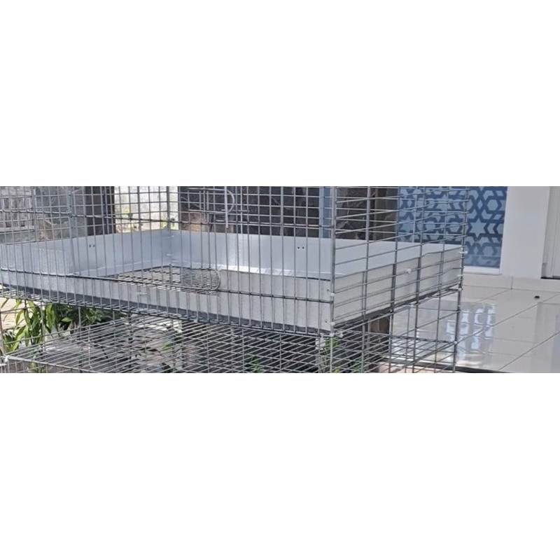 Jual Kandang Hewan peliharaan | Kandang Kelinci Galvanis | Rabbit Cage ...