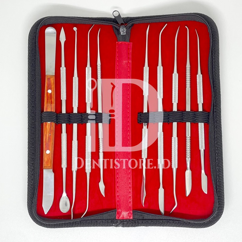 Jual Carving Wax Set Kit 10pcs Instrument Lab Dental Wax Carver