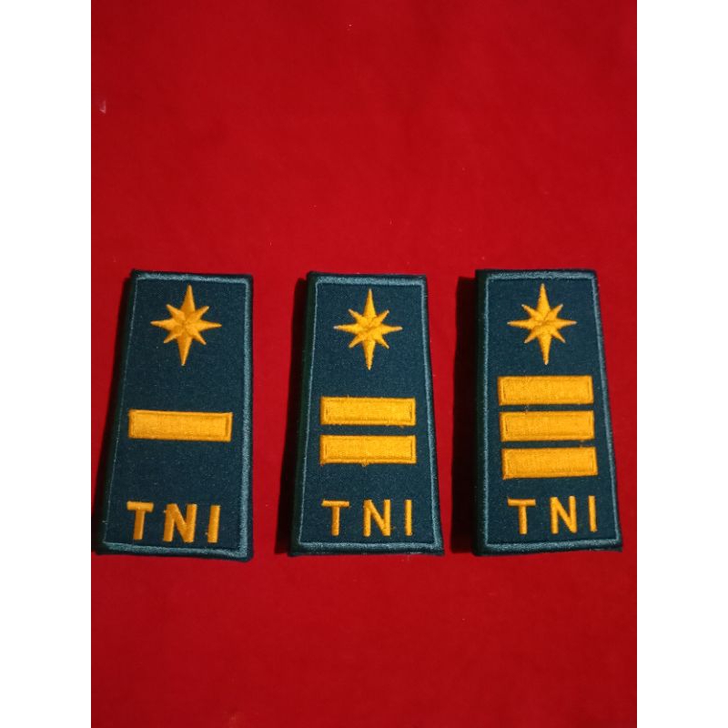 Jual pangkat pdh TNI AL korep pelaut letda letu kaptn | Shopee Indonesia