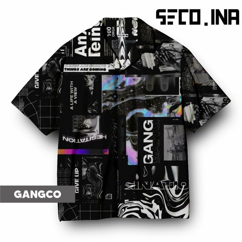 Jual SECO Kemeja Lengan Pendek - GANGCO | Shopee Indonesia