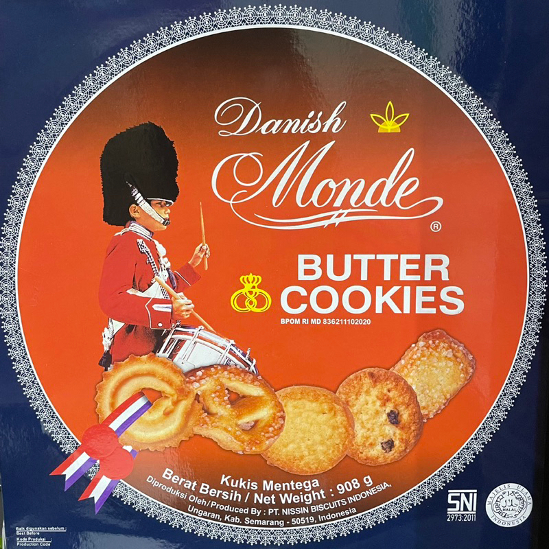Jual Monde Butter cookies 908 gram Kaleng Besar 100 Original Shopee