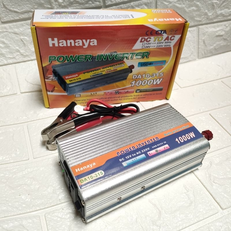 Jual POWER INVERTER 1000W HANAYA ORIGINAL MERUBAH ARUS DC KE AC ...