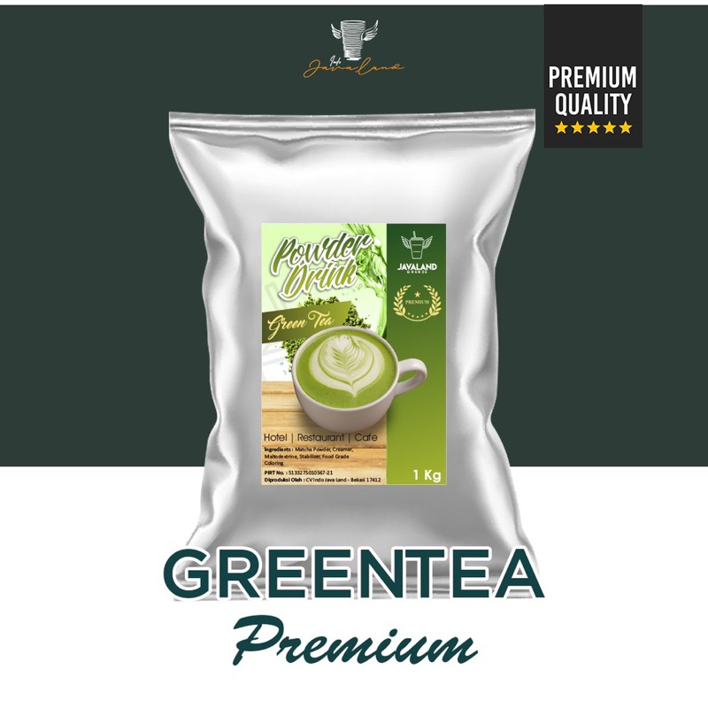 Jual Javaland Bubuk Minuman Premium Rasa Green Tea 1kg | Shopee Indonesia
