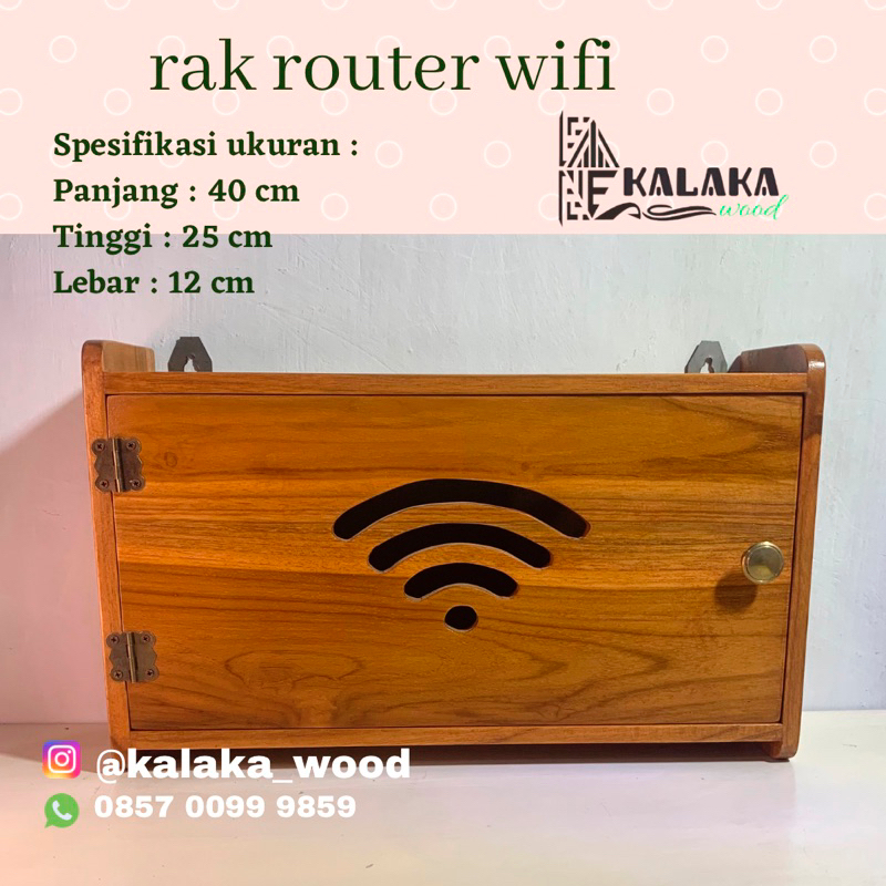 Jual rak wifi router dinding | kotak penyimpanan wifi | Shopee Indonesia
