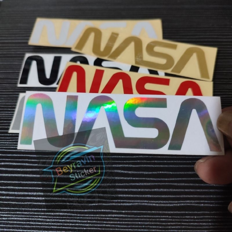 Jual STICKER HELM NASA STIKER HELMET cutting | Shopee Indonesia