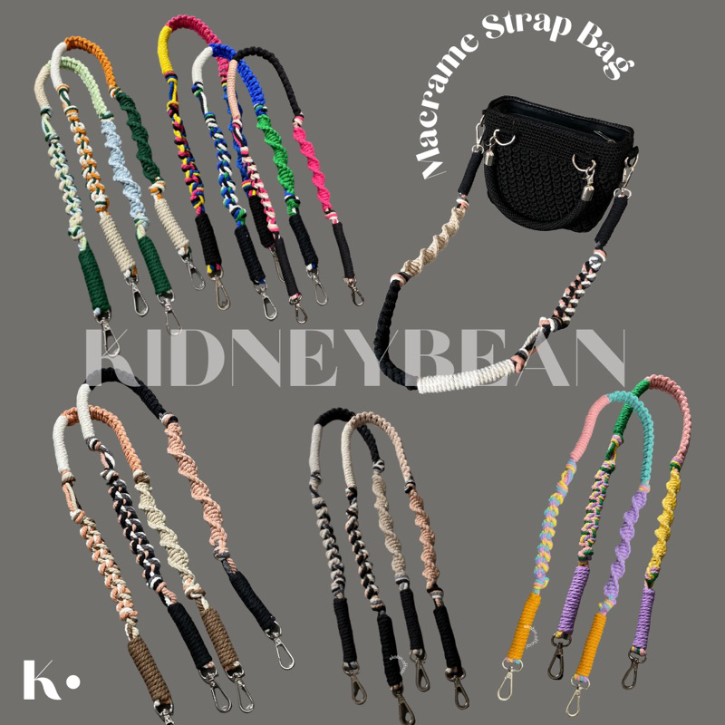Jual Macrame Strap Bag // Strap Bag Macrame // Tali Tas Macrame