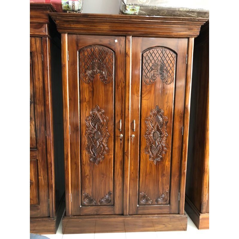 Jual Lemari Kayu 2 pintu | Shopee Indonesia