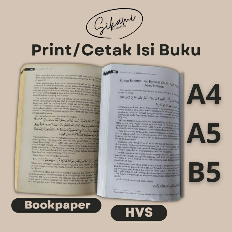 Jual Jasa Print Cetak Isi Buku Novel Jurnal Komik Materi Makalah BW ...