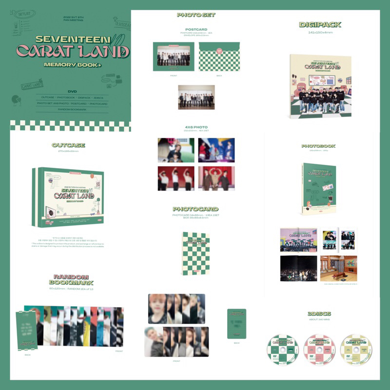 Seventeen - 2022 Seventeen In Caratland DVD SET SEVENTEEN