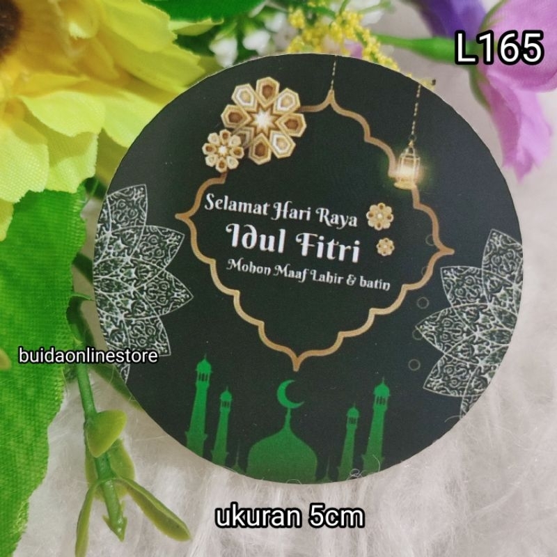 Jual Stiker Sticker Label hangtag Lebaran Selamat Hari Raya Idul Fitri ...