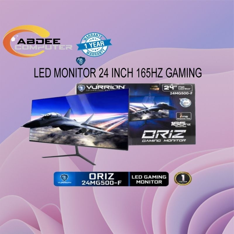 Jual MONITOR LED 24 INCH 24MG500 165hz VURRION ORIZ 1ms | Shopee Indonesia