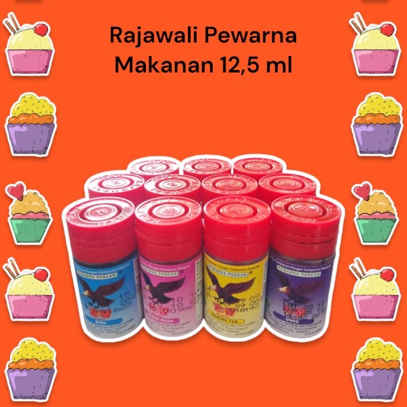 Jual Rajawali Pewarna Makanan 12,5 Ml / Pewarna Kue / Pewarna Roti ...