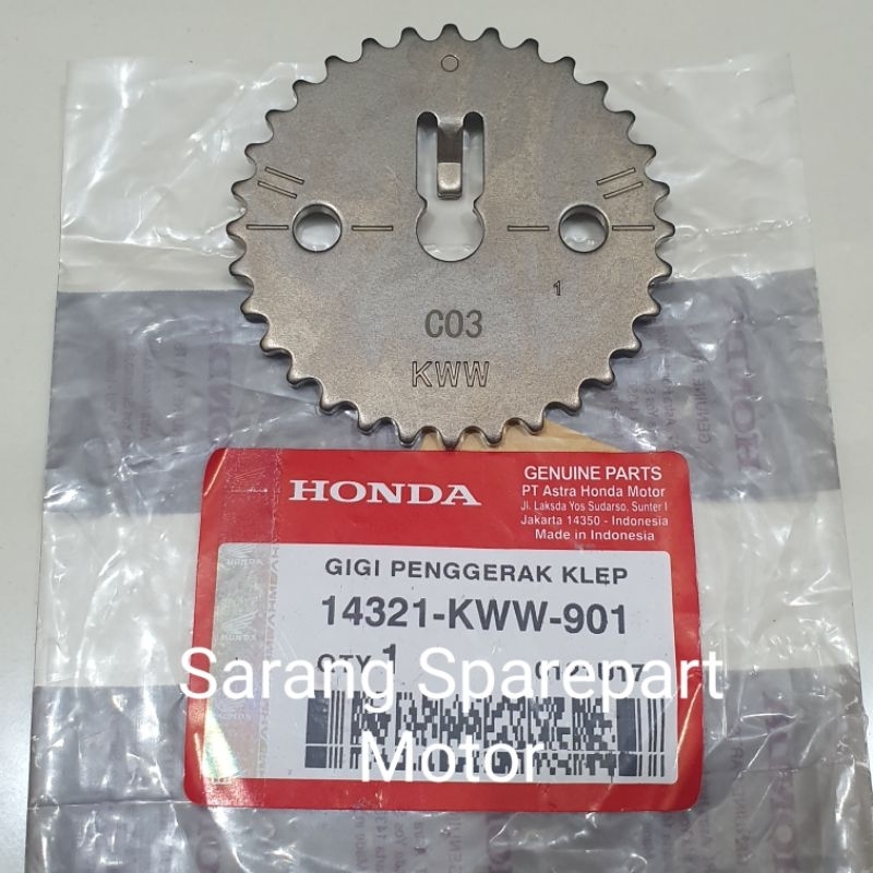 Jual Gigi Sentrik Gear Gigi Penggerak Klep Blade New Revo Fi Injeksi Kww Shopee Indonesia