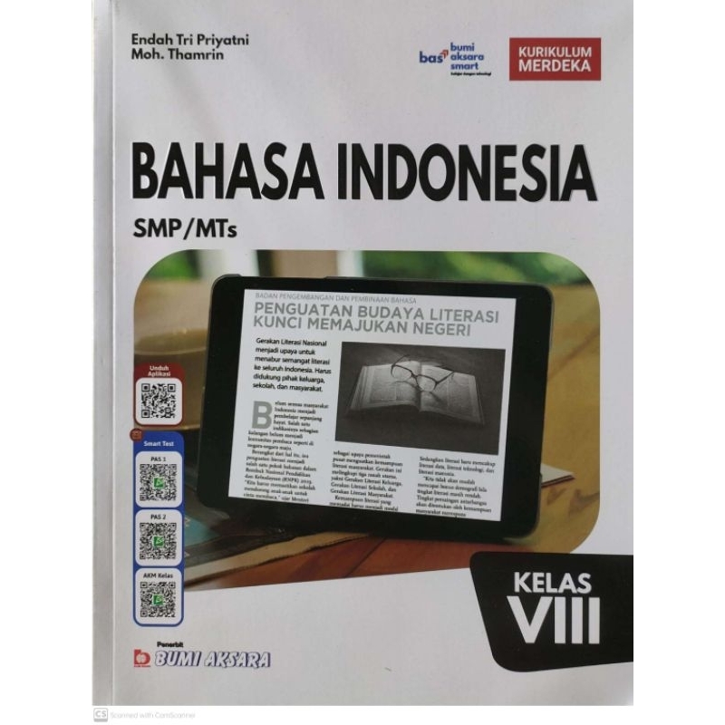 Jual Buku Bahasa Indonesia Kurikulum Merdeka Kelas VIII SMP/MTS ...