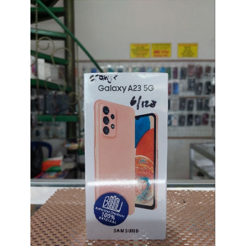 Jual HP BARU SAMSUNG GALAXY A23 5G Ram 6+6/128 Warna ORANGE | Shopee ...