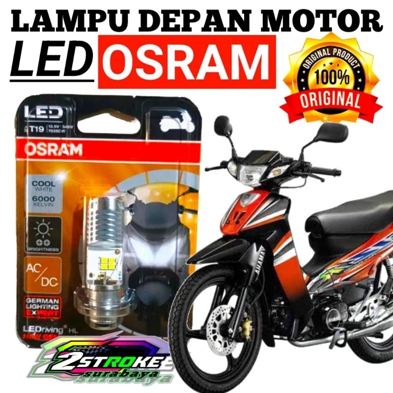 Jual Bohlam Dop Lampu Depan Utama Motor Led H Original Osram Cahaya