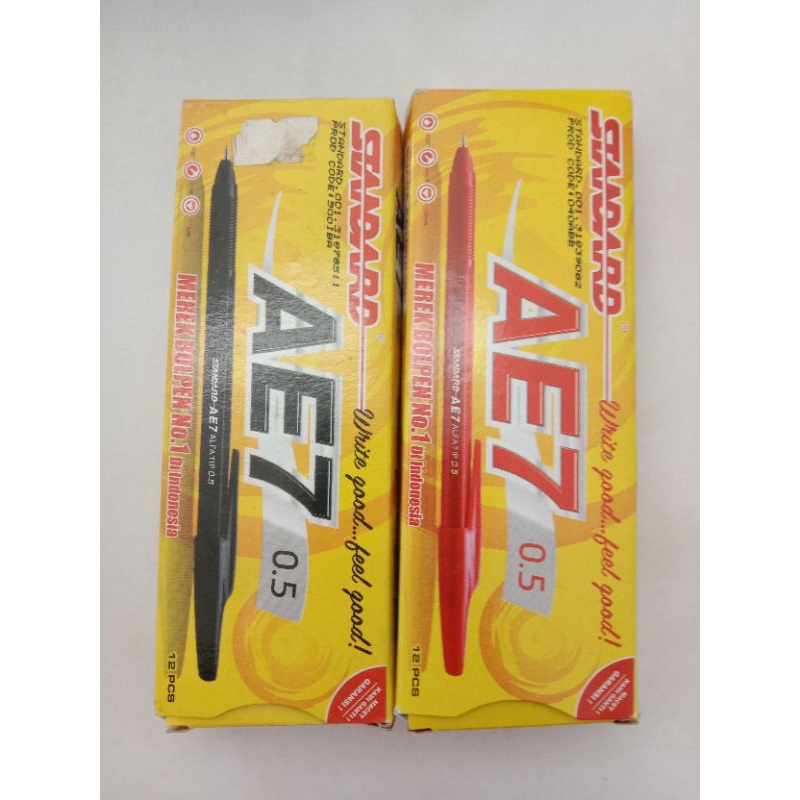 Jual Pen Standard AE 7 0 5 Mm Bolpoin Shopee Indonesia