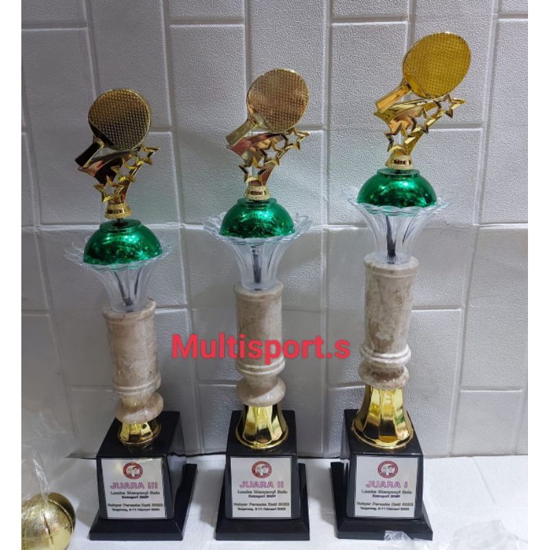 Jual PIALA TROPHY TENIS MEJA IMPORT 50 CM MARMER | Shopee Indonesia