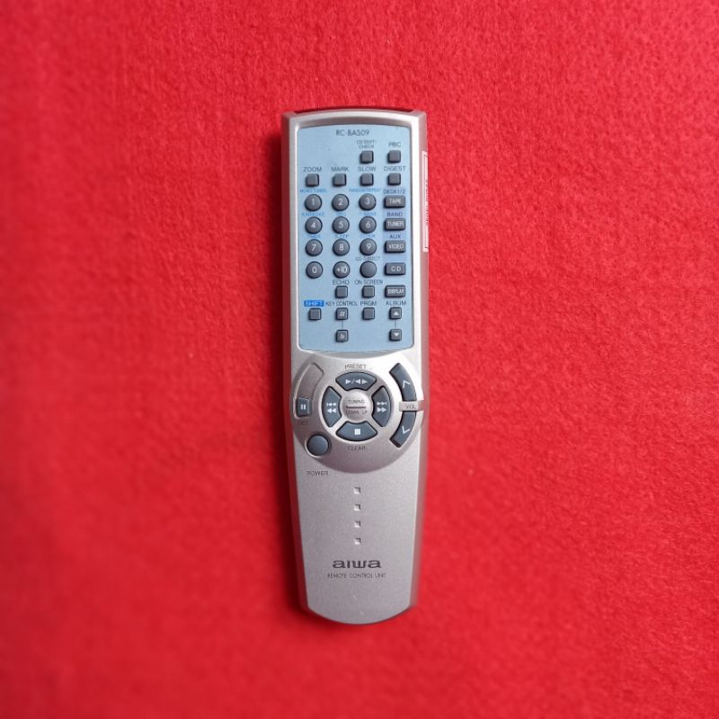 Jual REMOTE CONTROL UNIT AIWA SERI RCBAS09 ORIGINAL Shopee Indonesia