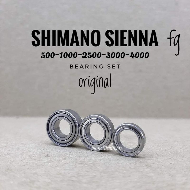 Jual bearing shimano sienna fg 500 1000 2500 3000 4000 / klaher reel shimano  sienna 500 1000 2500hg c3000 4000 / sparepart shimano / reel shimano sienna  / sparepart sienna | Shopee Indonesia