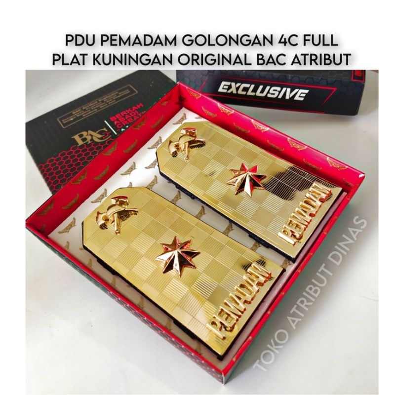 Jual Pangkat PDU PEMADAM GOLONGAN 4c Exclusive | Shopee Indonesia