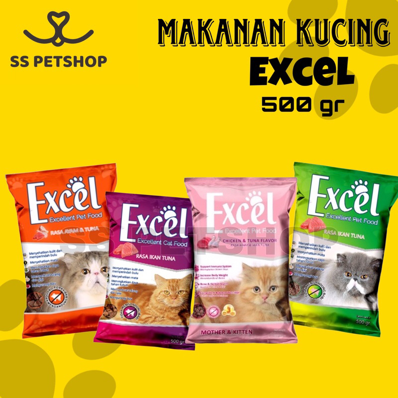 Jual Excel / Excel kitten Makanan Kucing | Shopee Indonesia