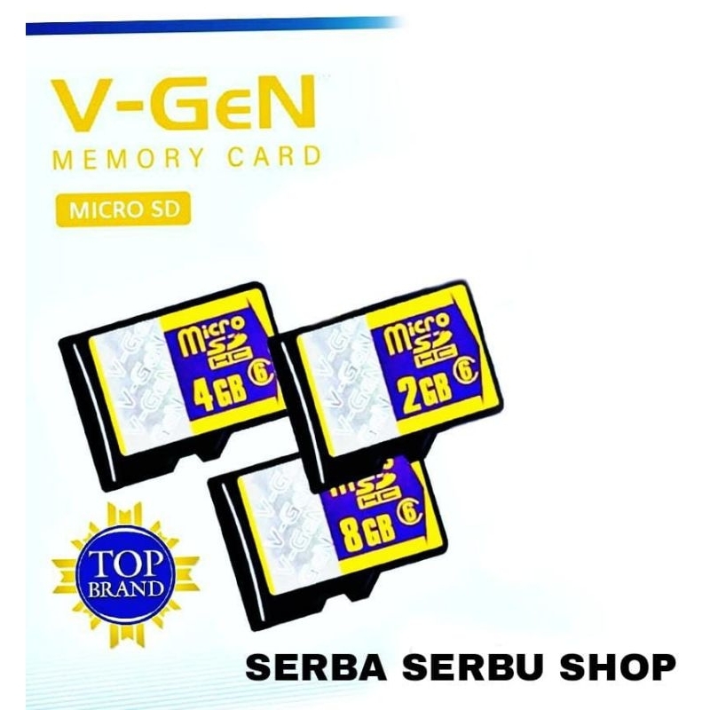Jual MEMORY CARD VGEN 16GB,8GB,4GB,2GB 100 ORIGINAL Shopee Indonesia