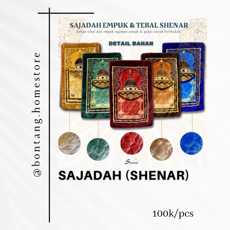 Jual SAJADAH (SHENAR) | Shopee Indonesia