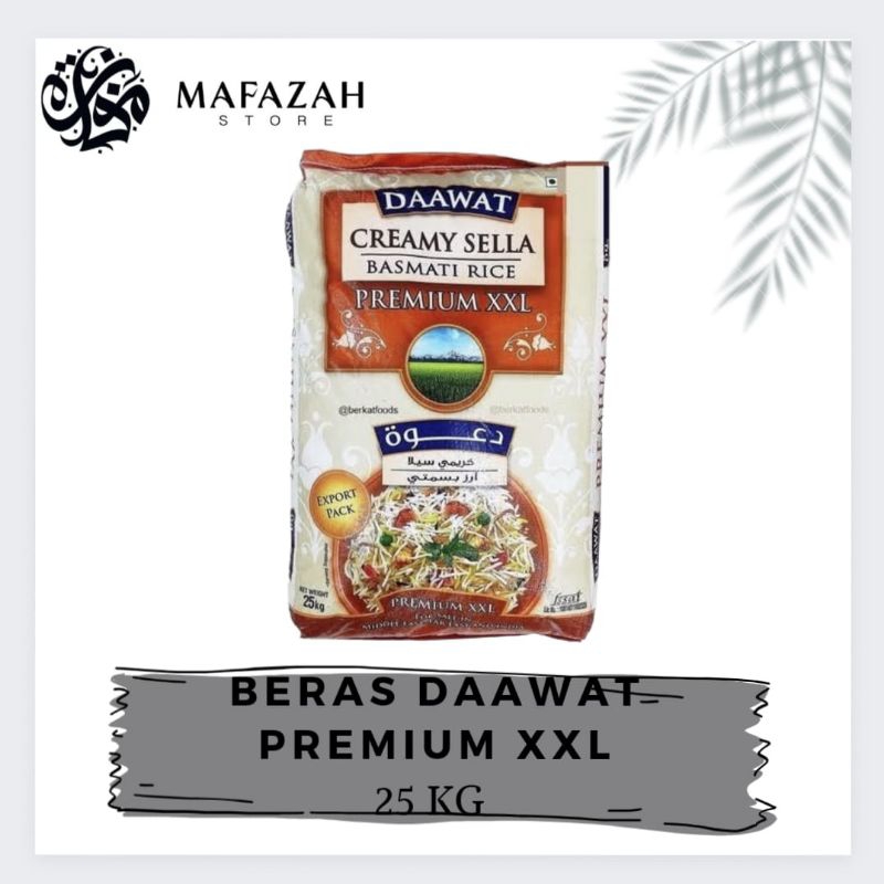 Jual Beras Basmati Daawat Premium Xxl Creamy Sella Kg Shopee Indonesia