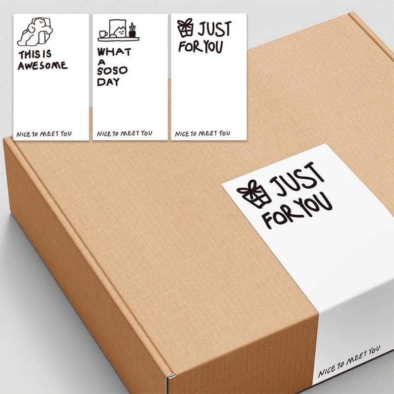 Jual 25 Pcs - Stiker Label Segel JUST FOR YOU & AWESOME | Shopee Indonesia