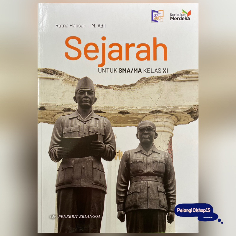 Jual BUKU SEJARAH SMA/MA KELAS 11 (XI) KURIKULUM MERDEKA ERLANGGA ...