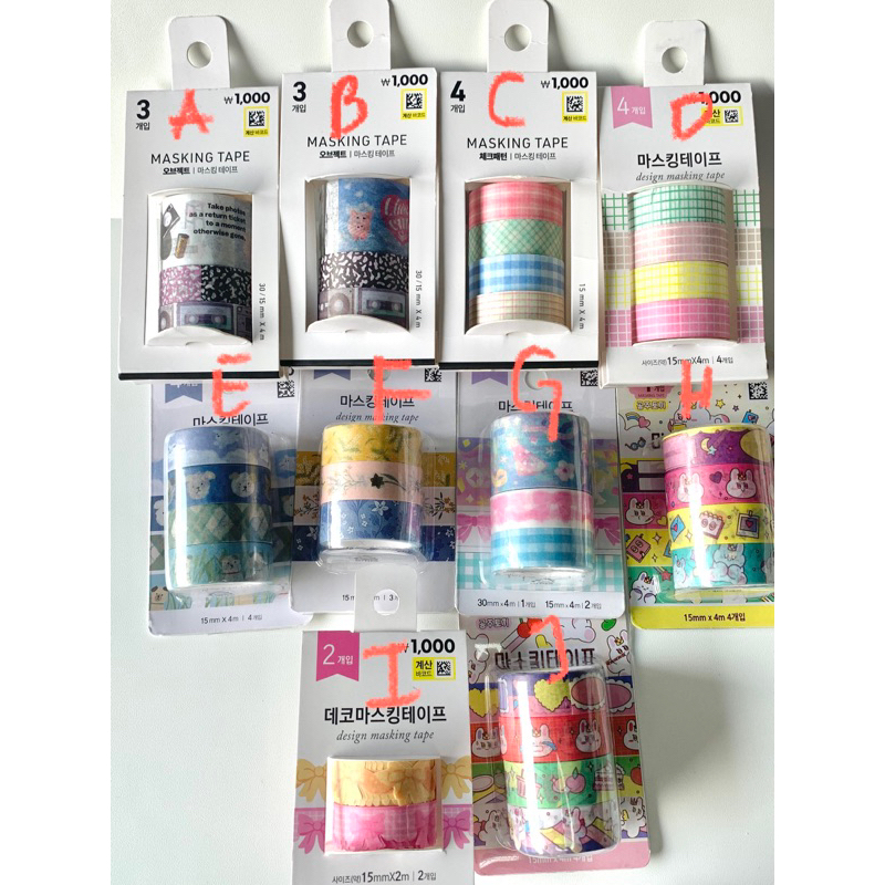 Jual DAISO washi masking tape ready stock Shopee Indonesia