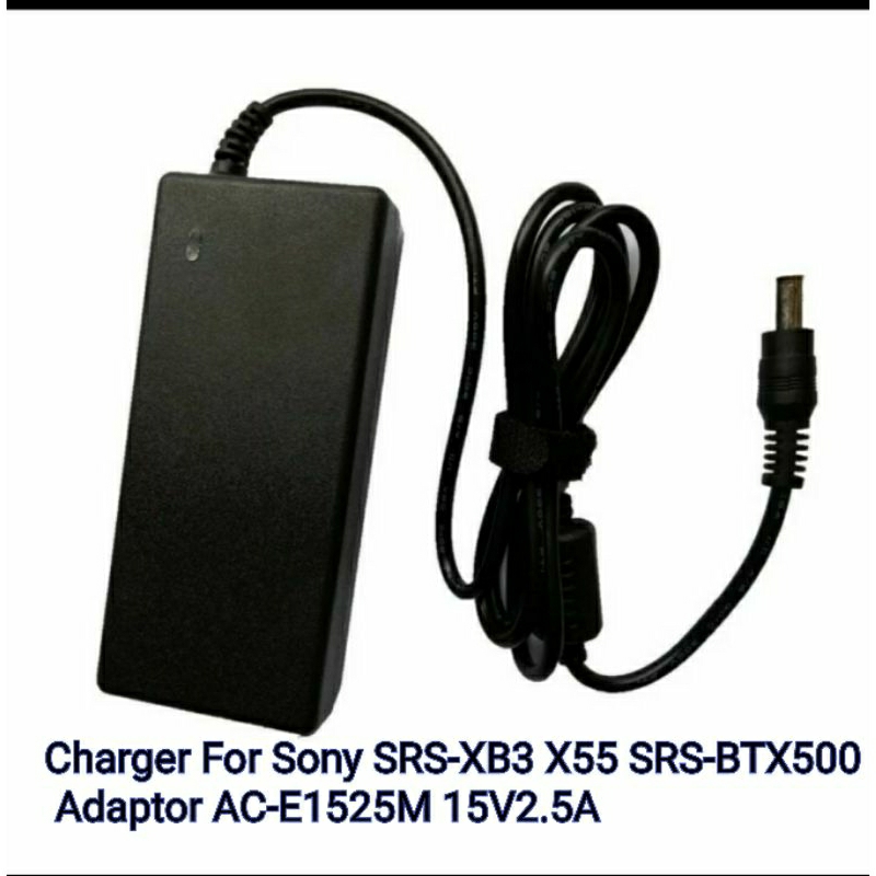 Alimentatore AC/DC 15V Caricabatterie Per Altoparlante Bluetooth Sony SRS-BTX500 - Nuovo