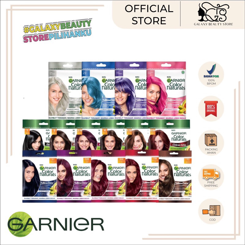 Jual GARNIER COLOR NATURAL - PEWARNA RAMBUT GARNIER / GARNIER HAIR ...