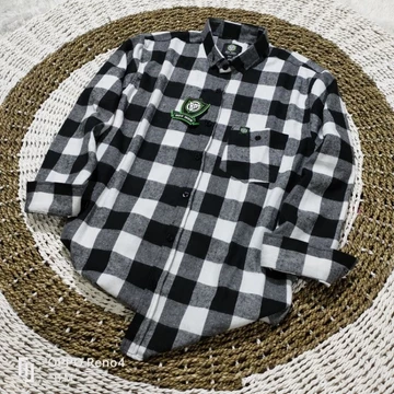 BOY MOM Kemeja Flanel Catur M L XL XXL XXXL XXXXL Unisex Pria Wanita Distro Lengan Panjang