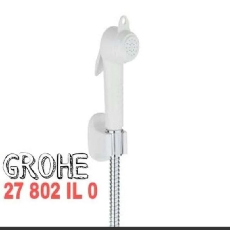Jual jet whoser grohe white tanpa selang dan cantolan original | Shopee ...