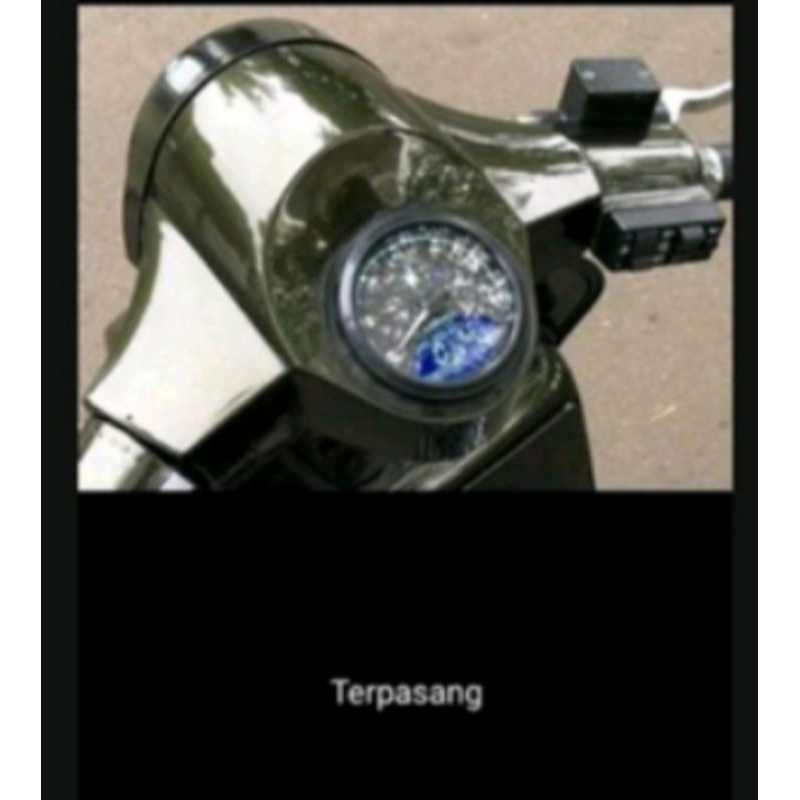 Jual Spido Spidometer Vespa New Px Px Digital Custom Model Rpm Bagus