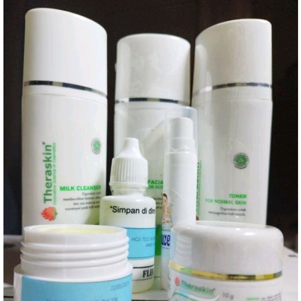 Jual Theraskin Paket Fleksol Lengkap Melasma Theraskin Paket Flek