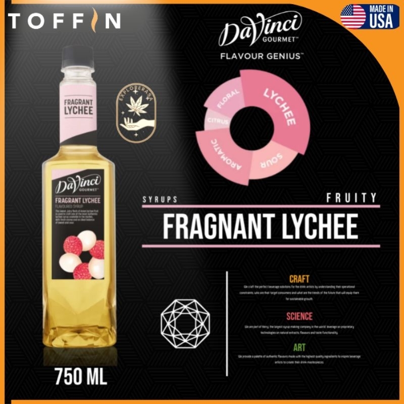 Jual Davinci syrup rasa Lychee 750ml | Shopee Indonesia