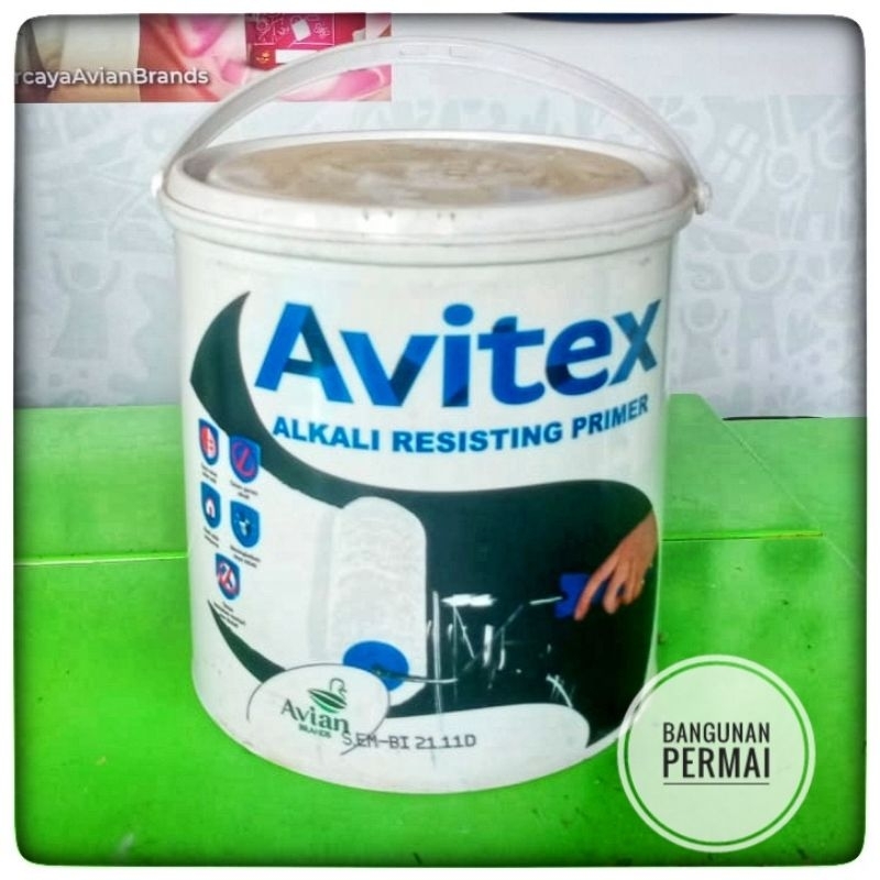 Jual Cat Dasar Tembok Avitex Alkali Resisting Primercat Avitex Alkali 4 Kg Shopee Indonesia 8045