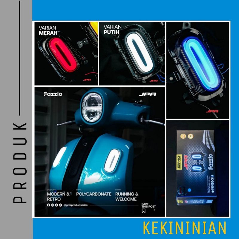 Jual Lampu Sein Jpa Sen Depan Led Yamaha Fazzio Tipe Pluto Shopee Indonesia