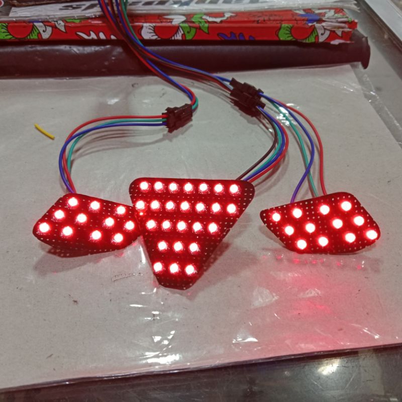 Jual stop lump running vario 125/150 led old.. lampu stop running vario