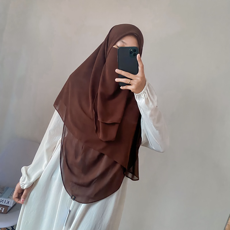 Jual Tsurayya - Hijab Set CadaSaja(tanpa cadar) Hijab Segiempat curve