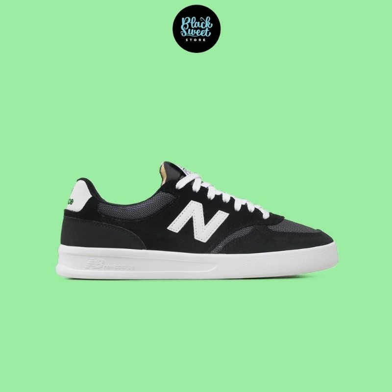 SEPATU SNEAKERS NEW BALANCE 300 COURT BLACK WHITE