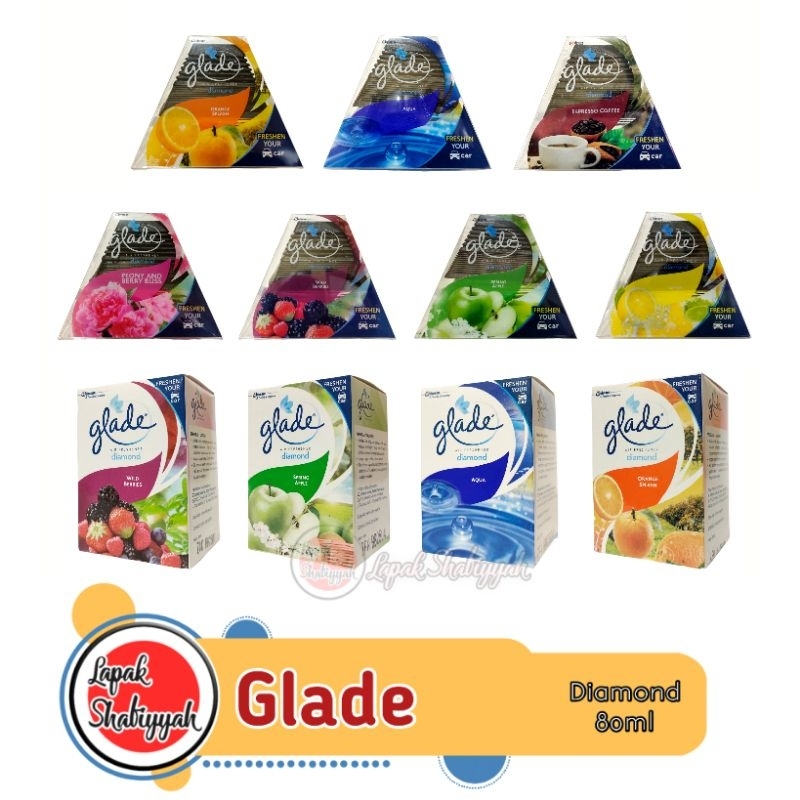 Jual Glade Pengharum Mobil Diamond Wangi Hingga 45hari Shopee Indonesia